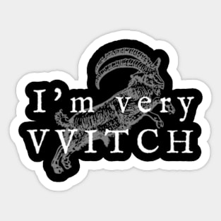 I'm very witch Sticker